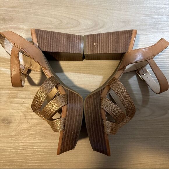 THE LIMITED Franny Size 8.5 Woven Design Heeled Sandal - Picture 10 of 15